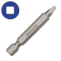 #2 SQ Square Recess Power Bit, 6", Two-Piece Design, Bulk