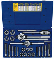 25 Pc. Metric Tap and Hex Die Set