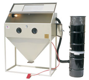Cabinet Blaster with Foot Pedal, 48"W x 24"H x 24"D