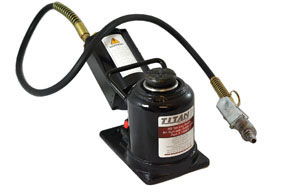 20 Ton Capacity Low Profile Air/Hydraulic Bottle Jack