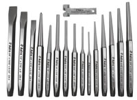 16 Pc. Punch and Chisel Set