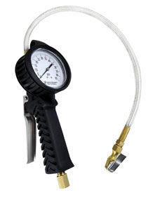 TPMS Dial Tire Inflator with Stainless Hose