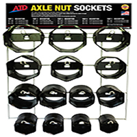 14 Pc. Axle Nut Socket Display