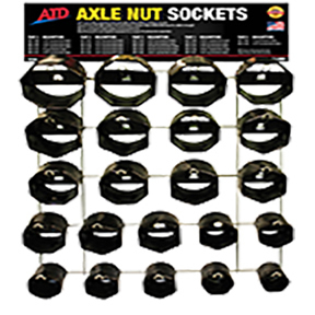 22 Pc. Axle Nut Socket Display