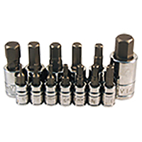 13 Pc. Metric  Hex Bit Socket Set