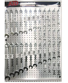 Raised Panel Combination Wrench Display Fixture & Product
