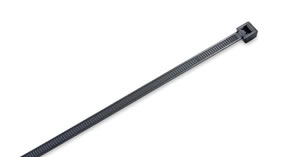 8" Black UV Stabilized Nylon Cable Ties, 100 pc.