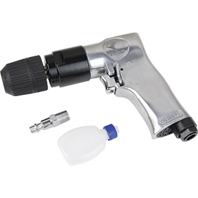 3//8" Reversible Air Drill with Keyless Chuck