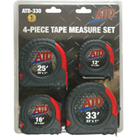 4 Pc. SAE  Tape Measure Set