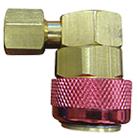 A/C Service Couplers, R134a High Side 1/4" FL-M x 16mm Connection