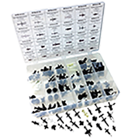 120 Pc. Master Push-Pin Retainer Assortment