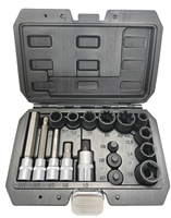 17 Piece Brake Caliper Socket Set