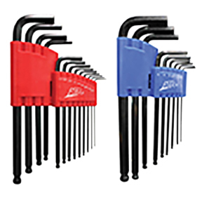 SAE Metric Long Arm Ball End Hex Key Set, 22pc