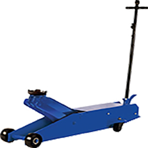 10-Ton Heavy-Duty Hydraulic Long Chassis Service Jack