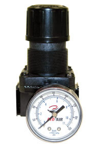 Standard 1/2 NPT Air Regulator with Gauge, 100 SCFM