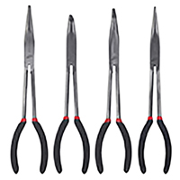 Long 11 Needle Nose Pliers Set, 4 pc.