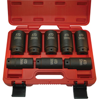 8 Pc. 12 Point Axle/Spindle Nut Socket Set