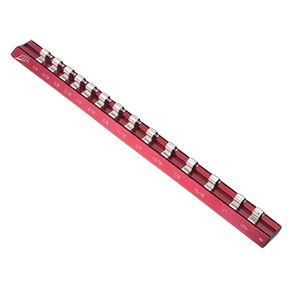 3/8" SAE Magnetic Aluminum Socket Rail