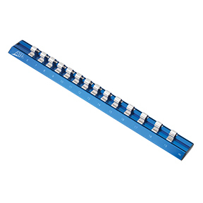 3/8" Metric Magnetic Aluminum Socket Rail