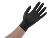 Black Lightning Powder Free Nitrile Gloves, Medium